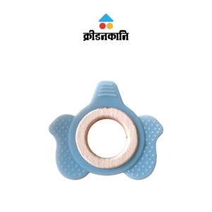 Kridanakani Wooden & Silicone Baby Teether Toy