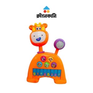 Musical Light & Sound Cow Piano with 5 Modes of Animal Sound | kridanakani