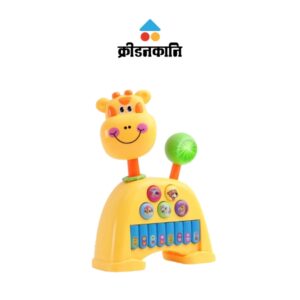 Musical Light & Sound Giraffe Piano with 5 Modes of Animal Sound | kridanakani