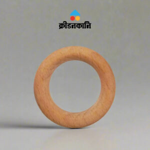 Neem Wooden Teether Ring | kridanakani