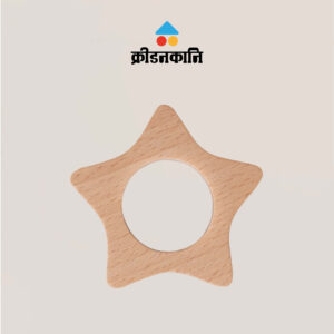 Star Shape Neem Wood Teether | kridanakani